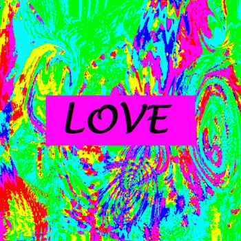 Картина под названием "love" - Nancy Forever, Подлинное произведение искусства, Масло