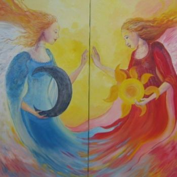 제목이 "anges solaires et l…"인 미술작품 Nanou로, 원작, 기름