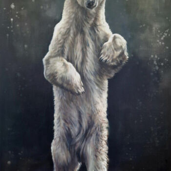 "Nanouk the Polar Be…" başlıklı Tablo Nanouk Weijnen tarafından, Orijinal sanat, Petrol