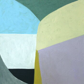 Картина под названием "Field of color - we…" - Naoko Paluszak, Подлинное произведение искусства, Акрил Установлен на Деревян…