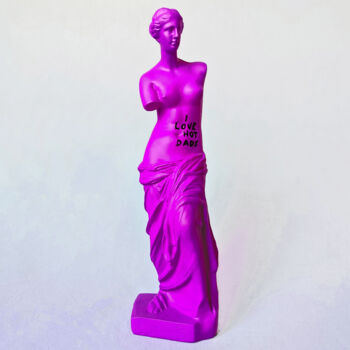 Sculptuur getiteld "Daddy Venus violet…" door Na$H, Origineel Kunstwerk, Graffiti