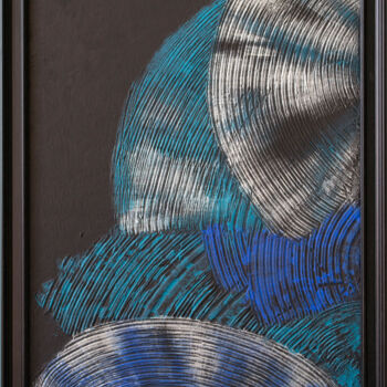 Peinture intitulée "Вееры. Абстрактные…" par Natalia Kurmaeva, Œuvre d'art originale, Acrylique