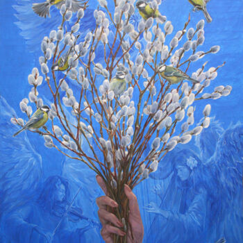 Pintura titulada "Willow" por Natalia Rezanova, Obra de arte original, Acrílico