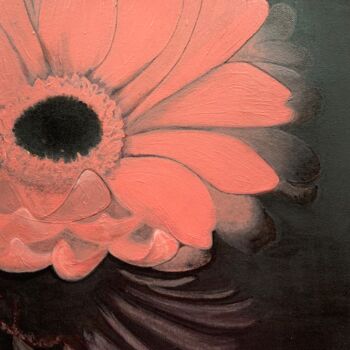 Malerei mit dem Titel "flower" von Natalia Smirnova, Original-Kunstwerk, Acryl
