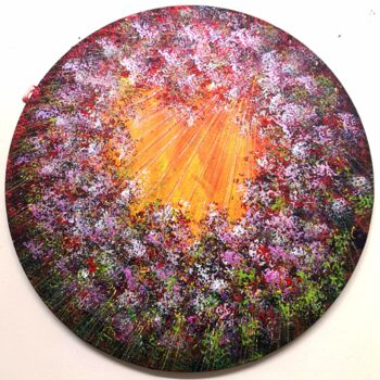 绘画 标题为“"The flowers rise t…” 由Natalia Toderica, 原创艺术品, 丙烯