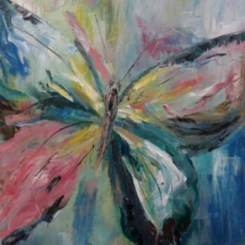 "Butterfly" başlıklı Tablo Nataliia Priputnikova tarafından, Orijinal sanat, Petrol
