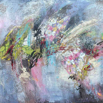 Pittura intitolato "Flew together" da Nataliia Svitlychna, Opera d'arte originale, Acrilico