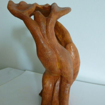 Sculpture intitulée "Végétal" par Nr, Œuvre d'art originale, Terre cuite