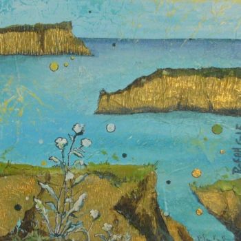 Painting titled "Belle ile en mer III" by Nathalie Pouillault Boyaval, Original Artwork