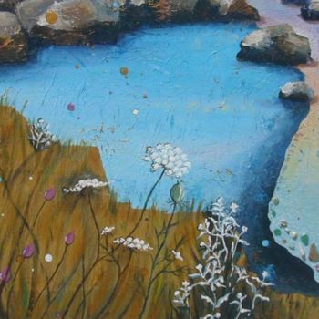 Painting titled "Belle Ile en Mer XI" by Nathalie Pouillault Boyaval, Original Artwork