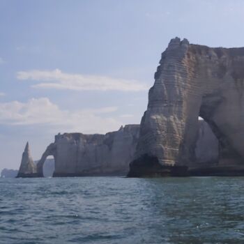 Photography titled "Les arches d’Etretat" by Neige Massa, Original Artwork, Digital Photography