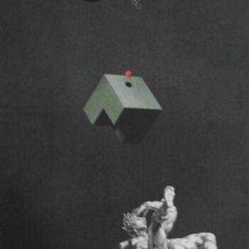 Collages intitolato "La Chute" da Nelly Sanchez, Opera d'arte originale