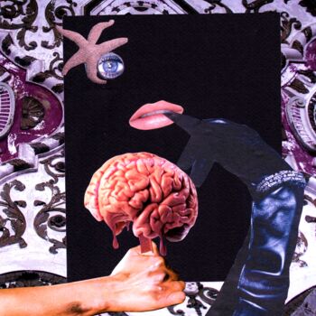 Collages getiteld "Notre délicieuse ép…" door Nelly Sanchez, Origineel Kunstwerk