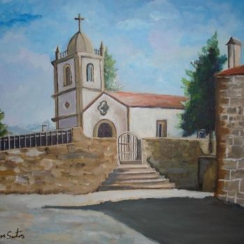 Pintura intitulada "Mangualde Quintela…" por Nelson Santos, Obras de arte originais