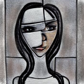 Pintura titulada "Mathilde" por Neo Kinetic Artis, Obra de arte original, Oleo