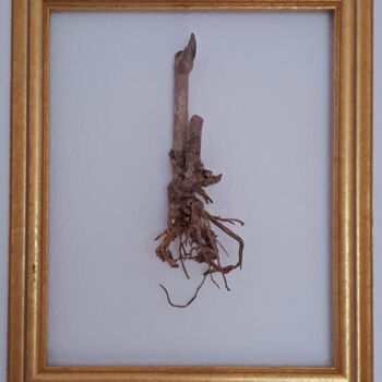 Sculpture titled "Dry" by Nevenka Spasic-Thater, Original Artwork, Wood