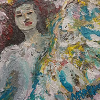 제목이 "Abstract Angel"인 미술작품 Nancy Price로, 원작, 아크릴