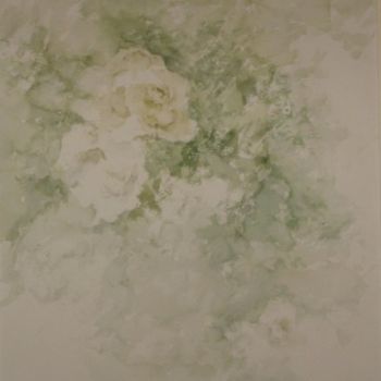 Peinture intitulée "Le Rose di Vignanel…" par Nicole Serres, Œuvre d'art originale, Aquarelle