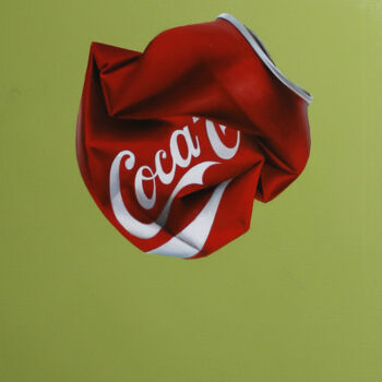Pintura titulada "ROSSO COCA-COLA cog…" por Nicoletta Bagatti, Obra de arte original, Oleo