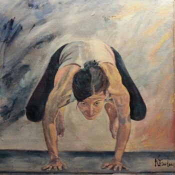 Peinture intitulée "equilibrio-concentr…" par Nicoletta Furlan, Œuvre d'art originale, Autre