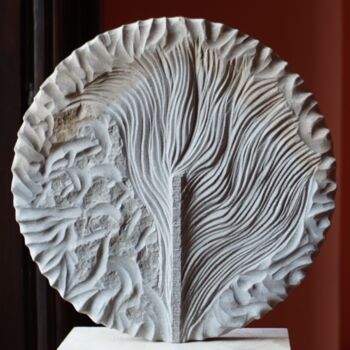 Sculpture titled ""Germinazione"" by Nicolò Dell'Erba, Original Artwork, Stone