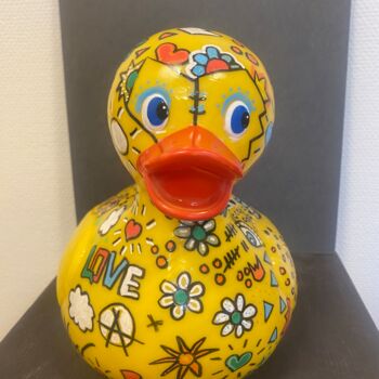 Design getiteld "Happy Duck" door Nikv, Origineel Kunstwerk, Meubilair