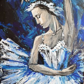 Картина под названием ""Посвящение"" - Nikita Chaikovskiy, Подлинное произведение искусства, Акрил Установлен на Деревянная…