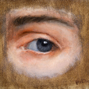 Peinture intitulée "Bougeureau Eye Stud…" par Nikita Van Chagov, Œuvre d'art originale, Huile