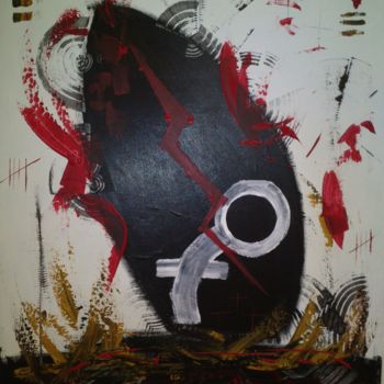 Painting titled ""VIOLENCES CONJUGAL…" by Niko Delmas, Original Artwork