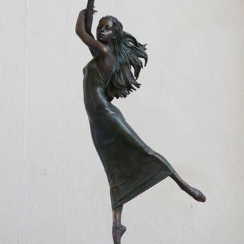 Sculpture intitulée "Bird" par Nikolai Shatalov, Œuvre d'art originale, Métaux