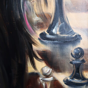 painting with queen  Composition art, Chess, Chess pieces