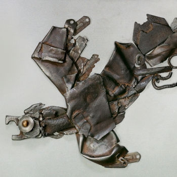 Скульптура под названием "Heartbreaker (Серце…" - Nikolay Spiridonov, Подлинное произведение искусства, Металлы