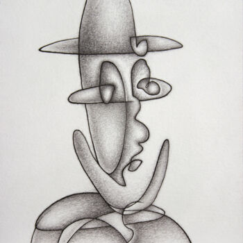 Drawing titled "Eyes, drawing on pa…" by Nikolay Starostenko, Original Artwork, Pencil