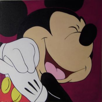 Painting titled "Mickey" by Faithartes, Original Artwork