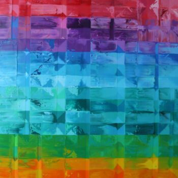 제목이 "Abstract-180 Happy…"인 미술작품 Nivas Kanhere로, 원작, 기름