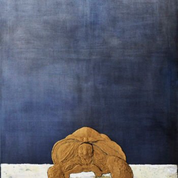 Peinture intitulée "l'éternité ou presq…" par Noëlle Roudine, Œuvre d'art originale, Huile