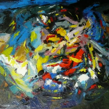 Painting titled "peinture.jpg" by Norbert Lafon, Original Artwork, Oil