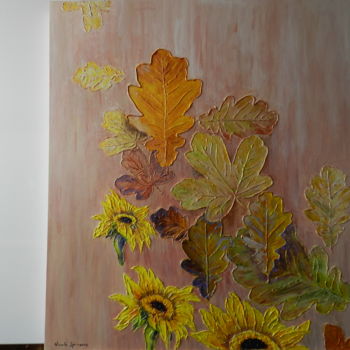 Painting titled "Tournesol" by Nicole Spiraers, Original Artwork