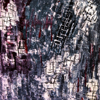 Malerei mit dem Titel "11 septembre 2001" von Grafi, Original-Kunstwerk, Acryl