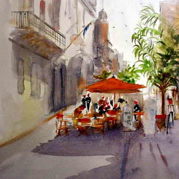 「Sarandi-Montevideo」というタイトルの絵画 Orlando Buccinoによって, オリジナルのアートワーク