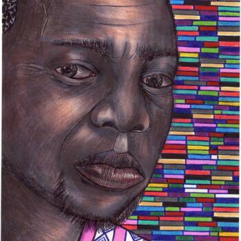Drawing titled "Andre" by Odinel Pierre  Junior, Original Artwork