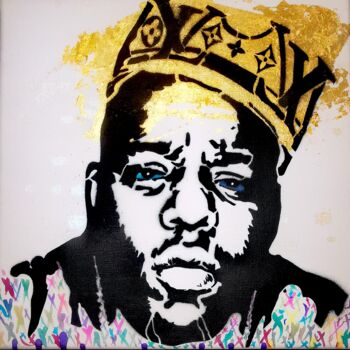 Peinture intitulée "King BIG" par Daveschloffi, Œuvre d'art originale, Bombe aérosol