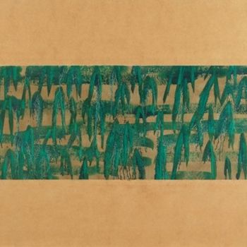 Peinture intitulée "Verde Terra" par O F M A N, Œuvre d'art originale