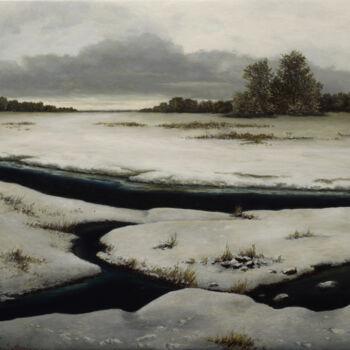 "The seasons. Winter" başlıklı Tablo Oleg Baulin tarafından, Orijinal sanat, Petrol