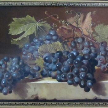 Картина под названием ""Черный виноград"" - Олег Дыдышко, Подлинное произведение искусства, Масло