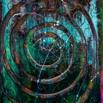 Картина под названием ""Finite Infinity"" - Oleg Viktorovic Pitkovskiy, Подлинное произведение искусства, Акрил Установлен н…