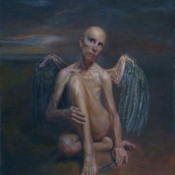 Painting titled "Angel" by Oleg Radvan, Original Artwork, Other