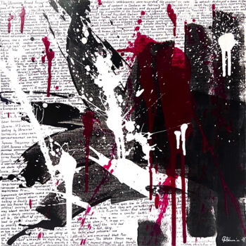 Картина под названием "I can't erase it, s…" - Olga Balaeva, Подлинное произведение искусства, Акрил Установлен на Деревянна…