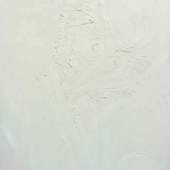 Pintura intitulada "White Kiss" por Olha Kizub, Obras de arte originais, Óleo