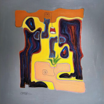Painting titled "Life Is sustainable…" by Omar Yousef Alrashed, Original Artwork, Acrylic